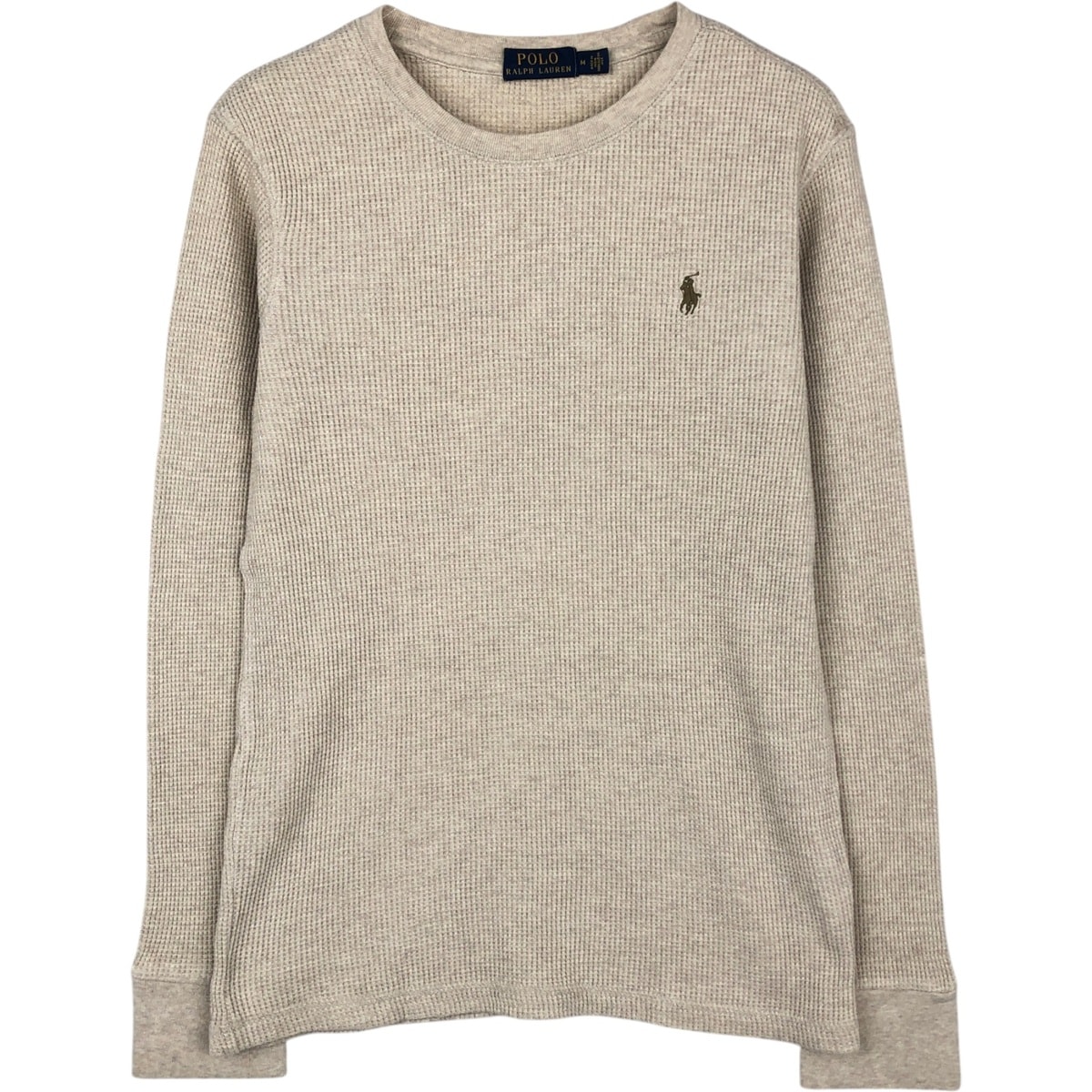 古着 ラルフローレン Ralph Lauren POLO RALPH LAUREN サーマルロンT ワッフル メンズM相当/eaa648068