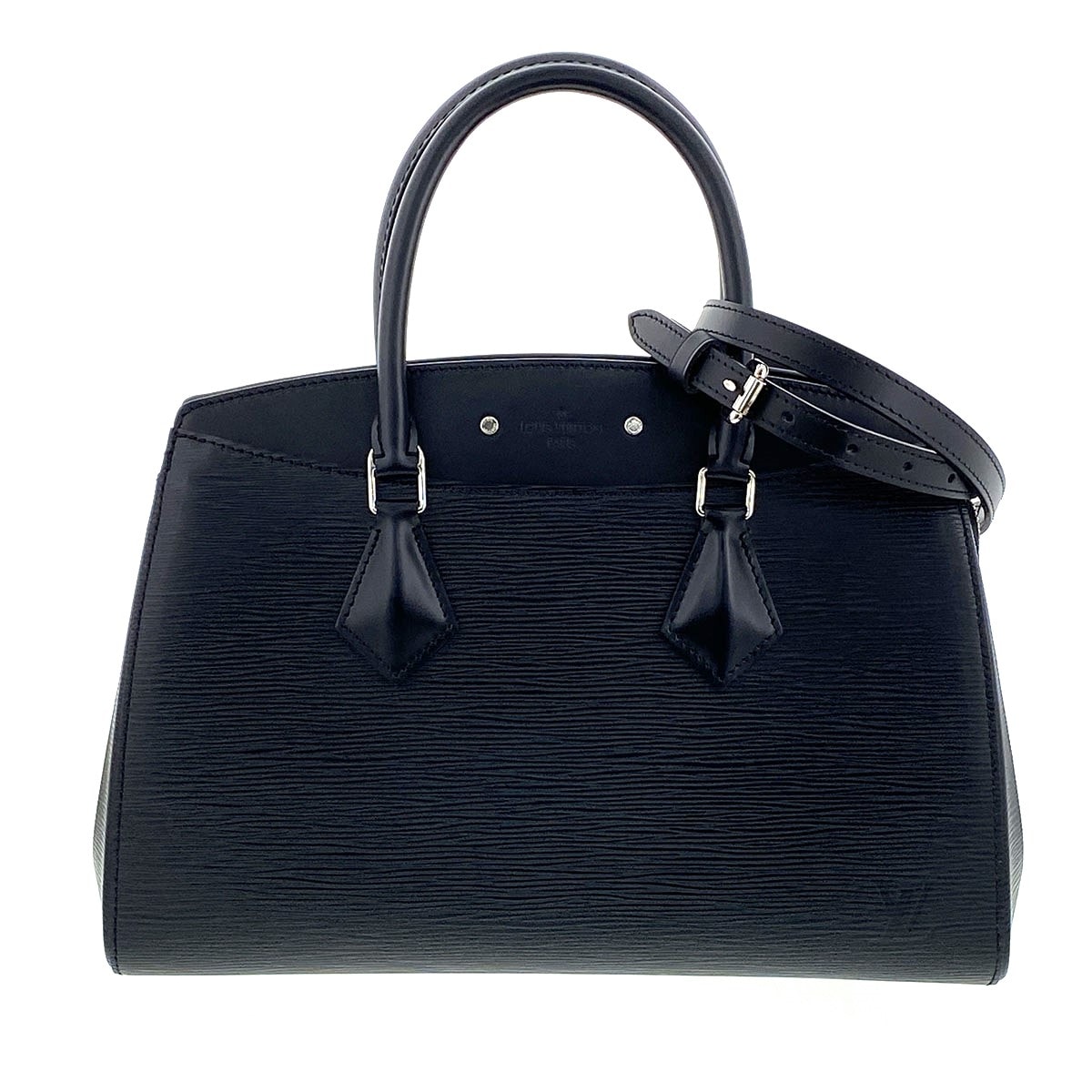 LOUIS VUITTON ルイ・ヴィトン スフロ MM ハンドバッグ M94375 エピレザー ブラック  レディース【中古】