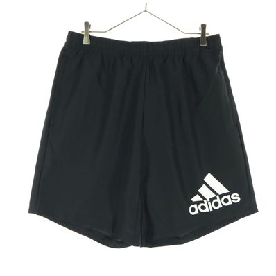 未使用 adidas アディダス プリントロゴ ハーフパンツ XO ブラック