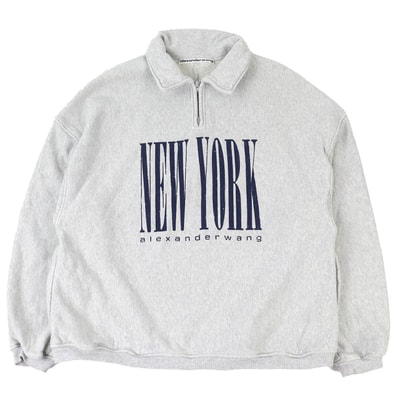 美品 アレキサンダーワン スウェット ハーフジップ XS UCC1231600