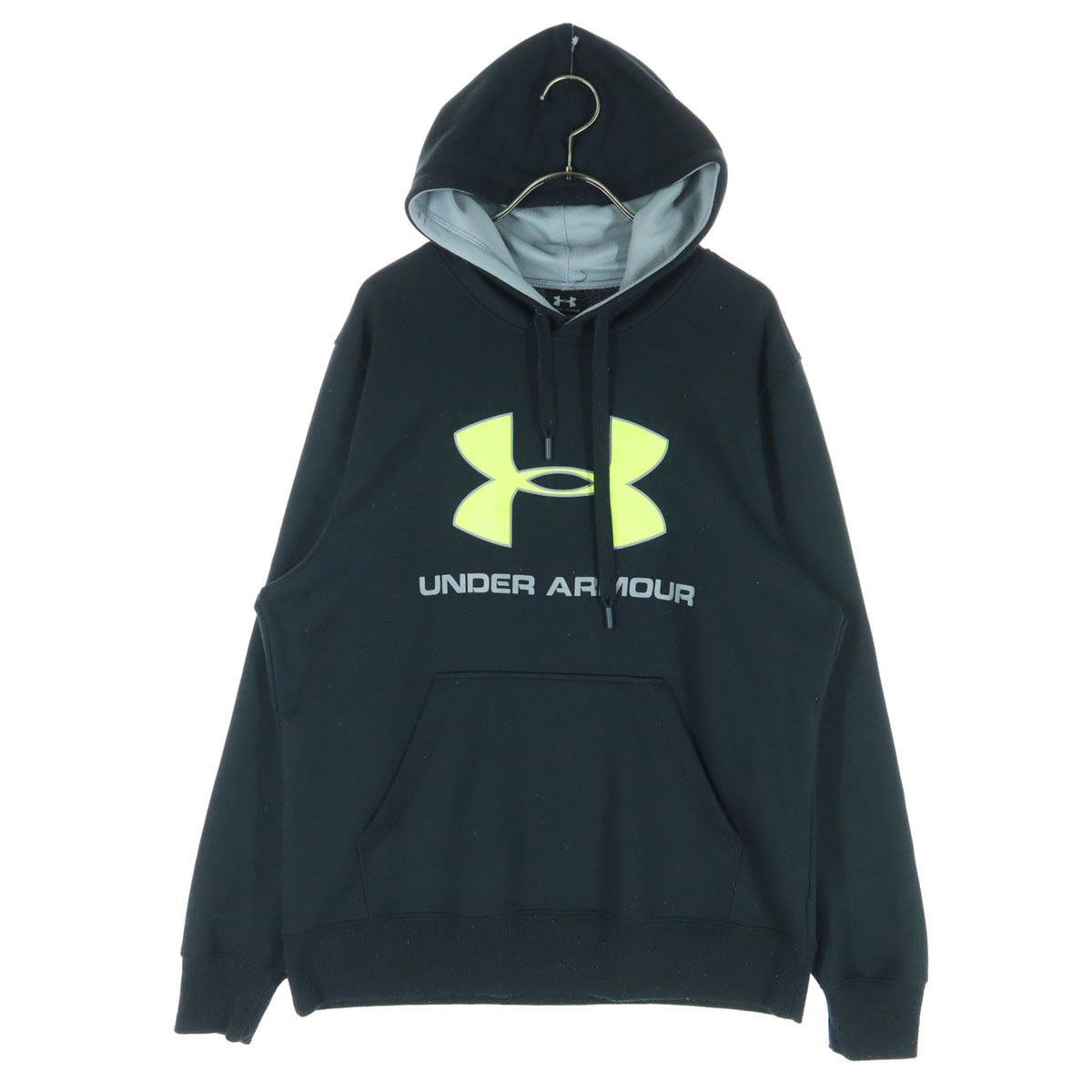 UNDER ARMOUR アンダーアーマー マレーシア製 長袖 パーカー MD ブラック