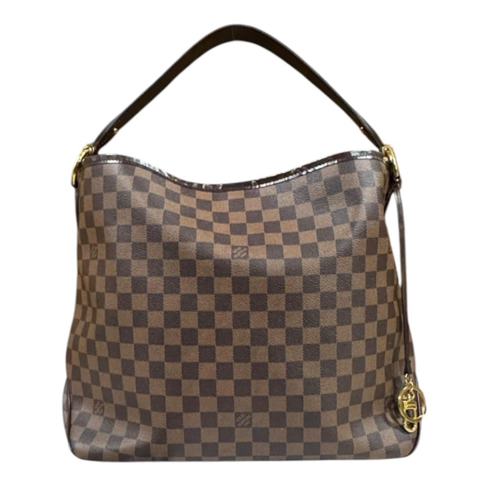 ルイヴィトン ディライトフルPM ダミエ ショルダーバッグ ダミエキャンバス N41459 ブラウン レディース LOUIS VUITTON 中古