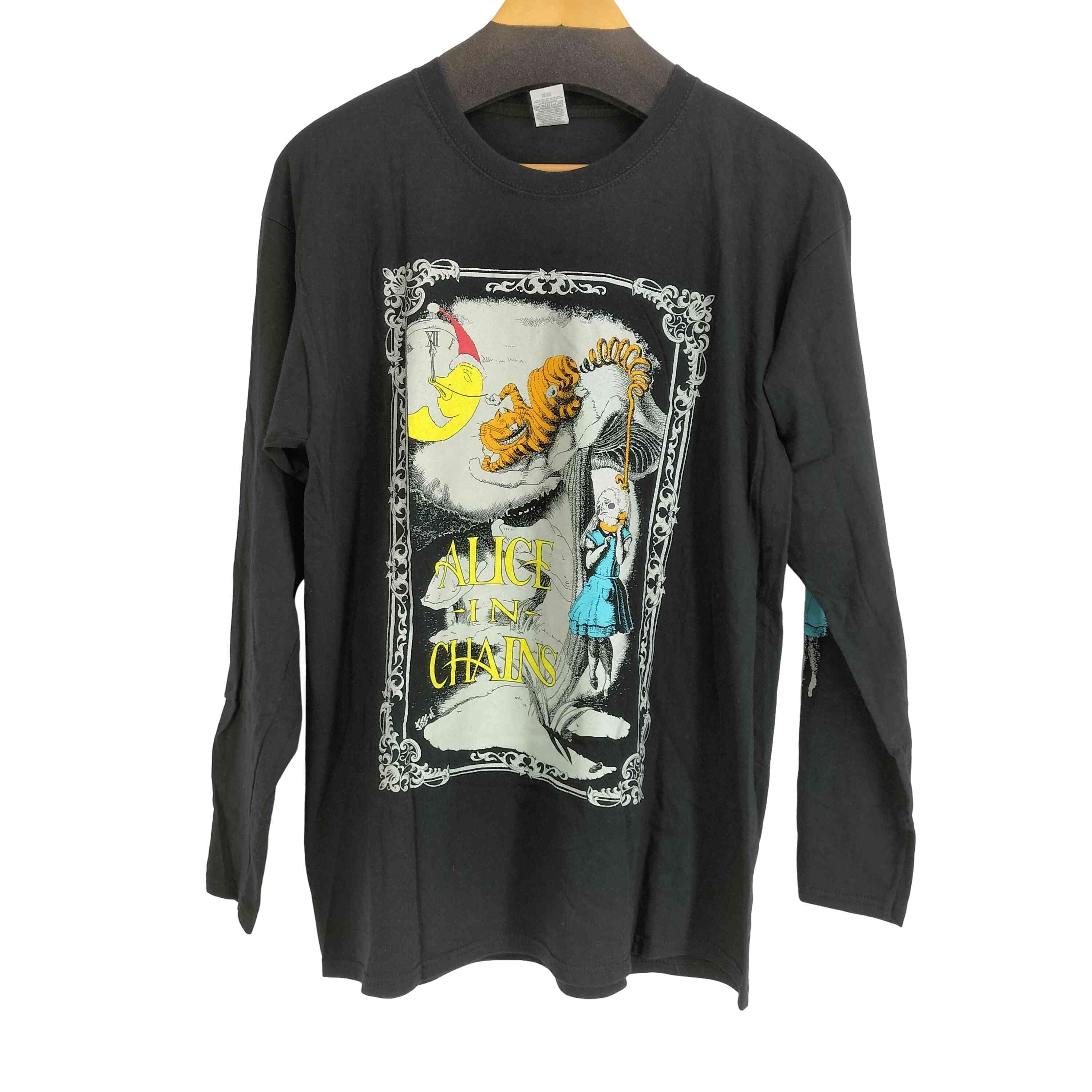 両面プリント L/S Tシャツ WONDERLAND【1142145715148】