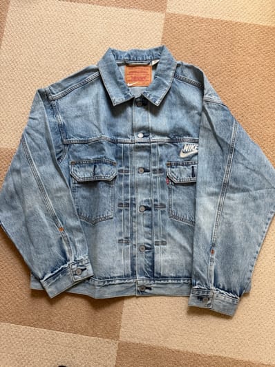 LEVI'S x Nike Denim Trucker Jacket "Light Indigo" 002TM-0000