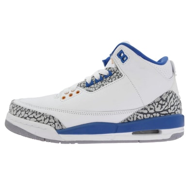 NIKE ナイキ スニーカー 23SS DM0967-148 GS Air Jordan 3 Retro True Blue and Copper GS エアジョーダン3 レトロ トゥルーブルー アンド コッパー スニーカー ホワイト系 ブルー系【中古】