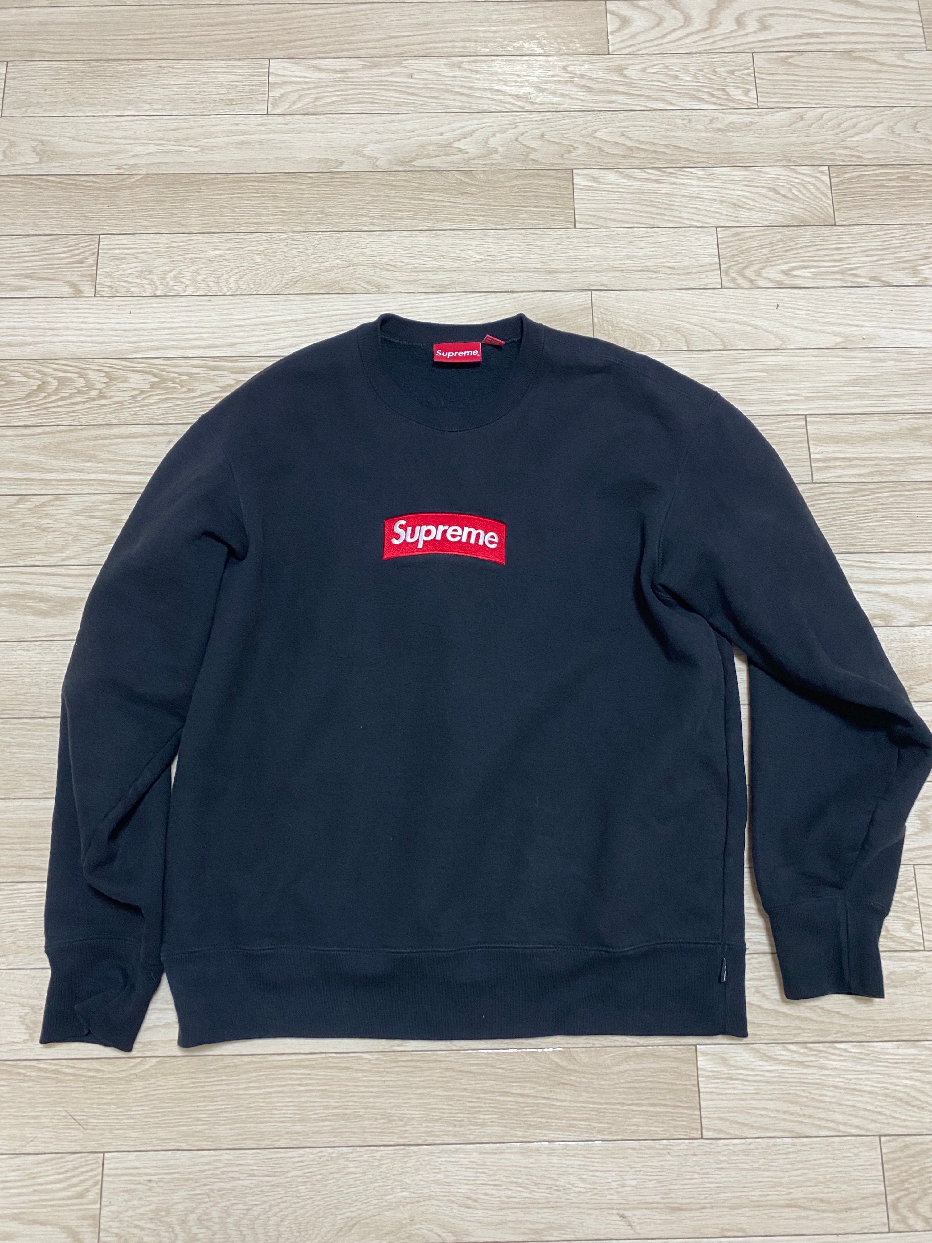 Supreme Box Logo Crewneck "Black" (22FW)