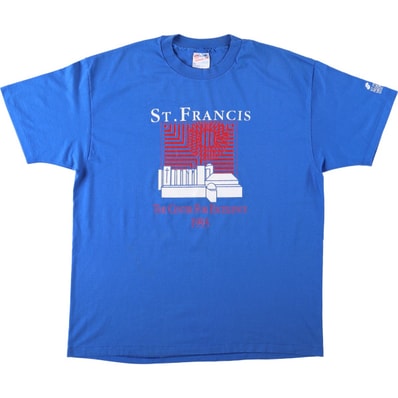 古着 90年代 ヘインズ Hanes HEAVYWEIGHT 50/50 プリントTシャツ USA製 メンズXL相当 ヴィンテージ/eaa667248
