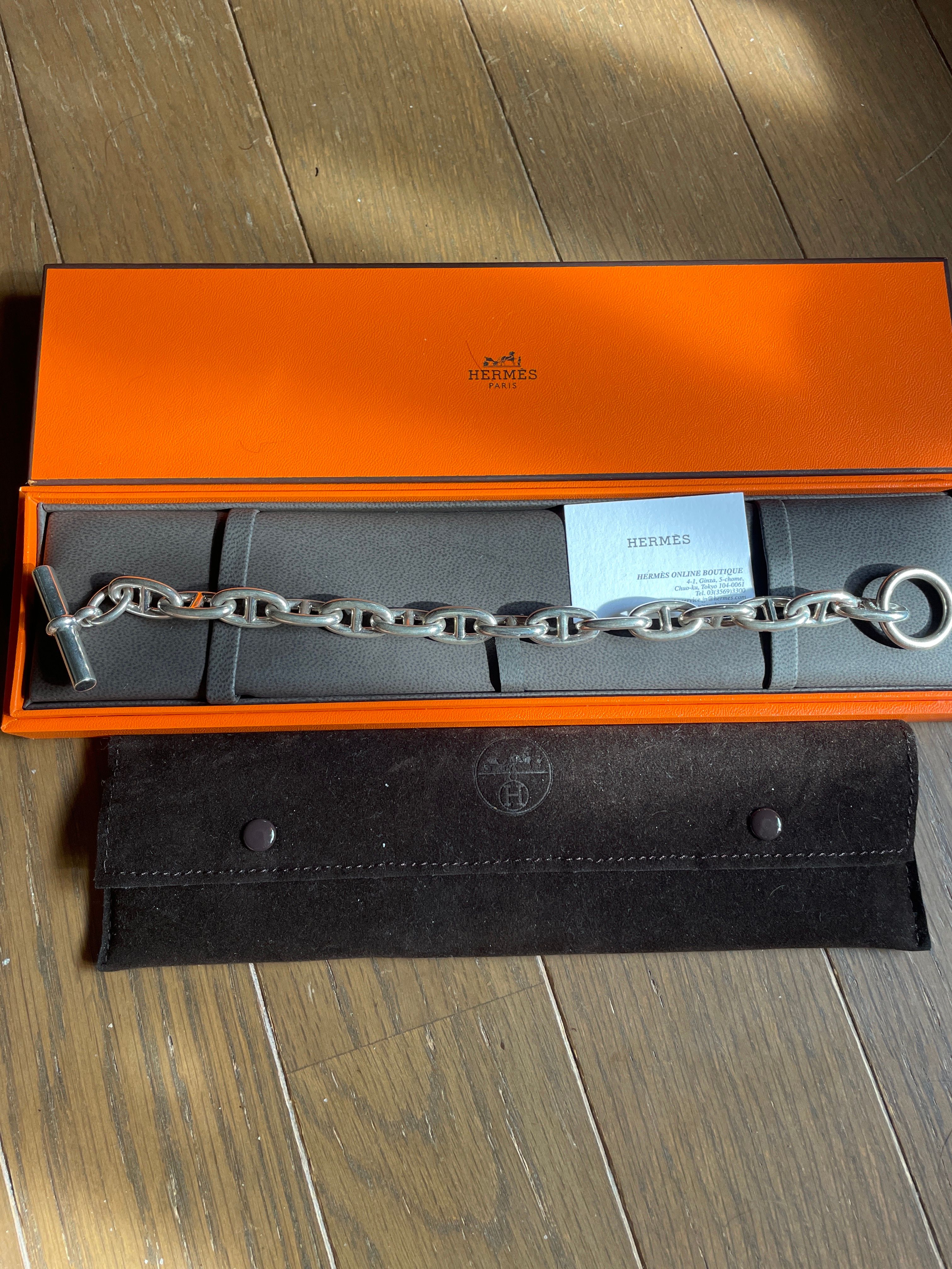 Hermes Chaine D'ancre GM Bracelet "Silver"
