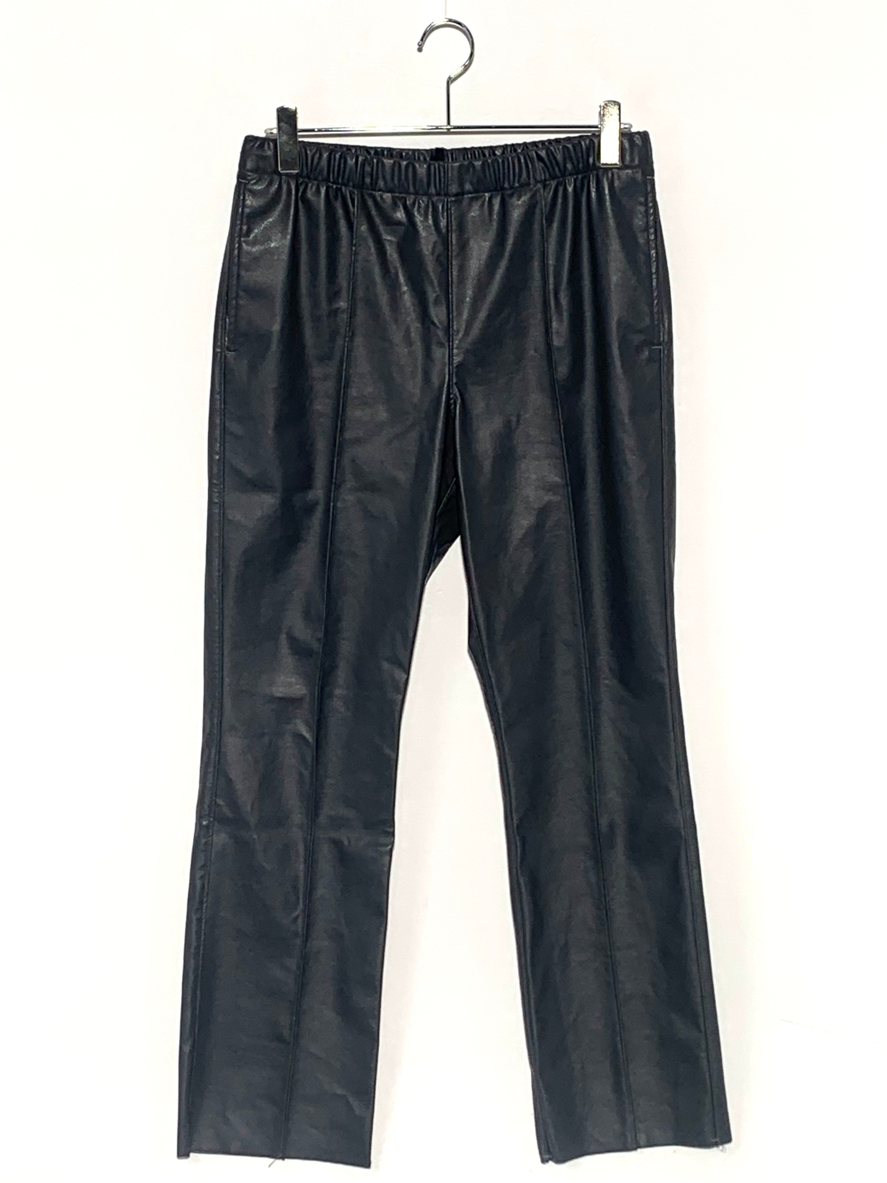 N.HOOLYWOOD Synthetic Leather pants Grey
