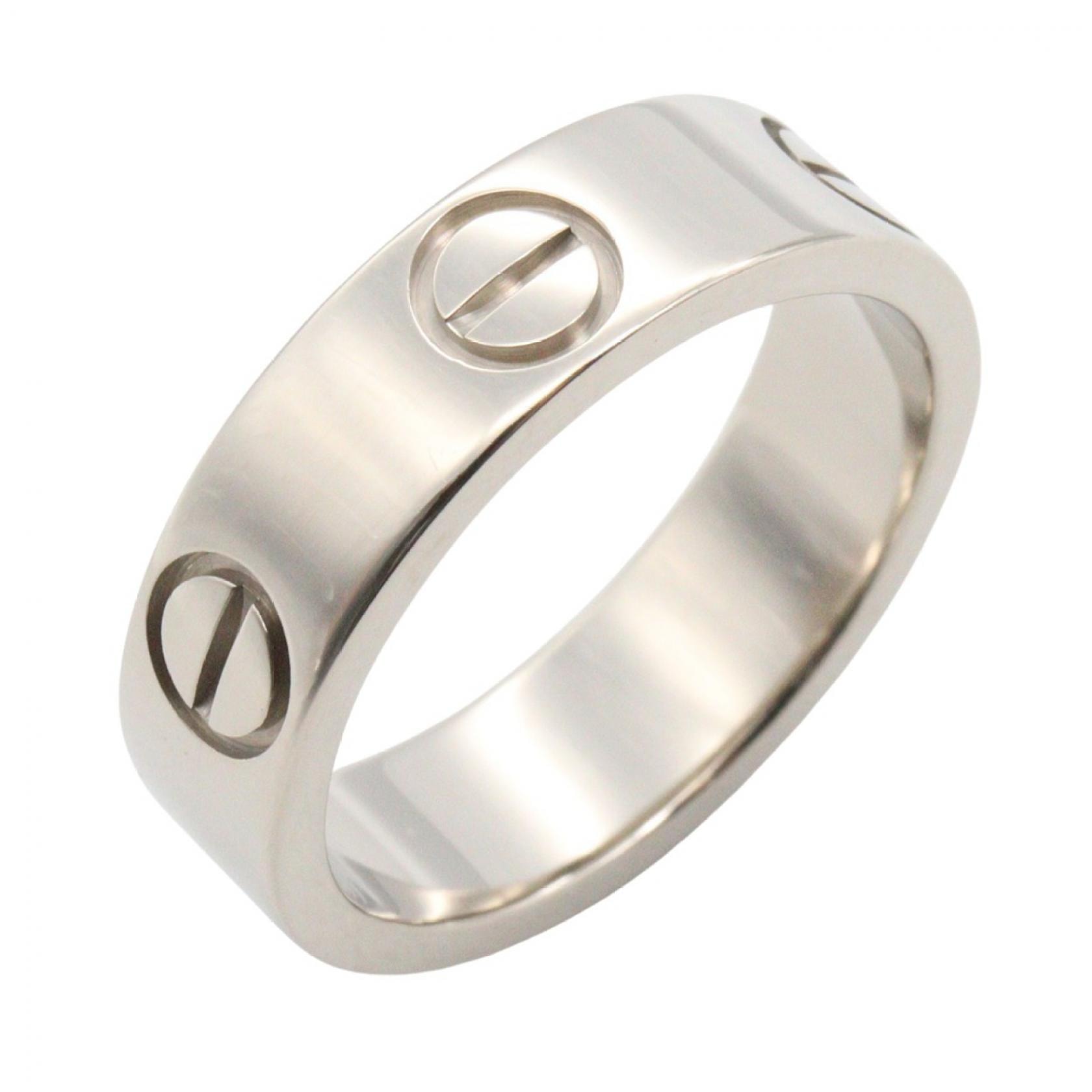 カルティエ CARTIER ラブリング リング・指輪 ジュエリー K18WG(ホワイトゴールド) レディース シルバー系 B4084700 【中古】