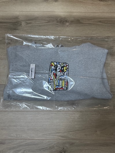 Supreme Neil Blender Mosaic Hooded Sweatshirt "Heather Grey"