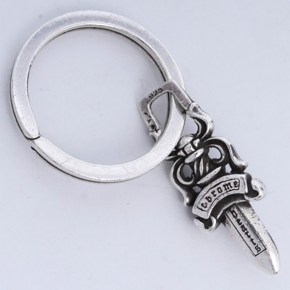 Chrome Hearts #5 Dagger Key Ring "Silver"