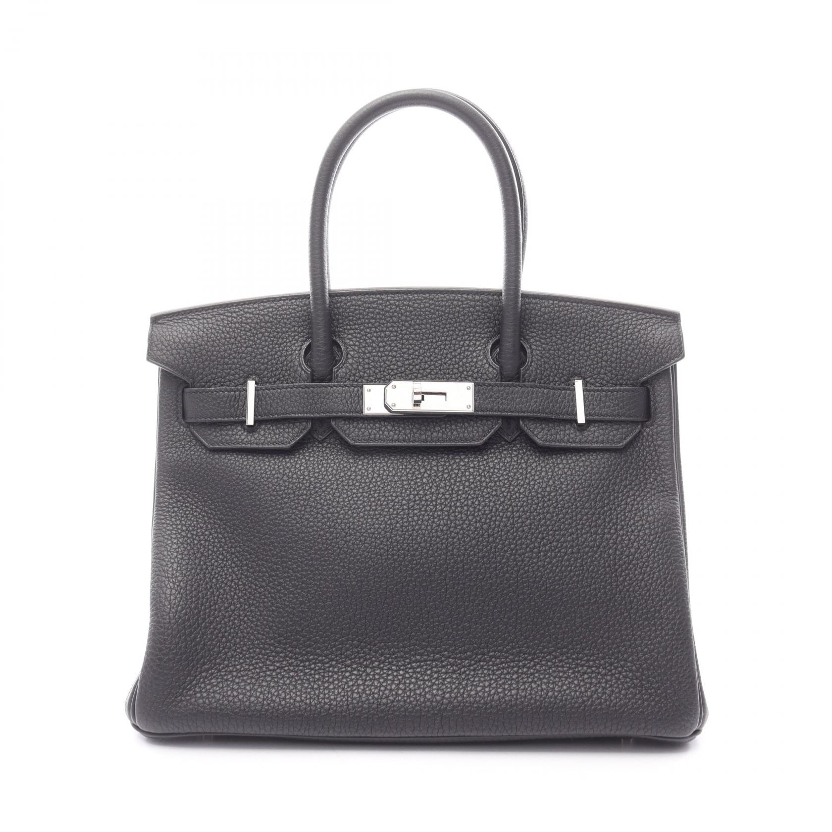 エルメス HERMES バーキン30 ハンドバッグ バッグ レザー トゴ トゴ B刻印(2023年製造) レディース ブラック系 【中古】