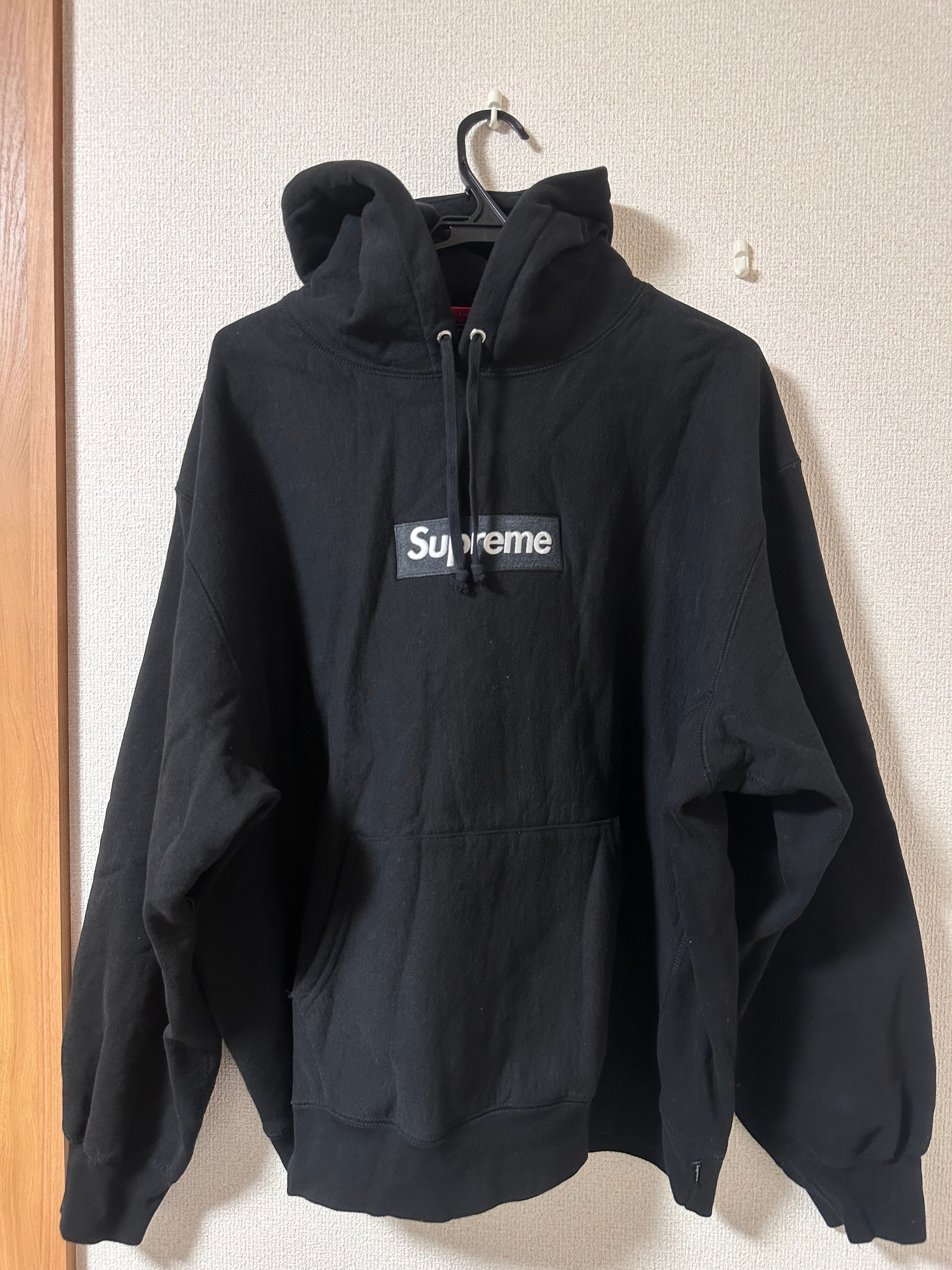 Supreme Box Logo Hooded Sweatshirt "Black" (23FW)