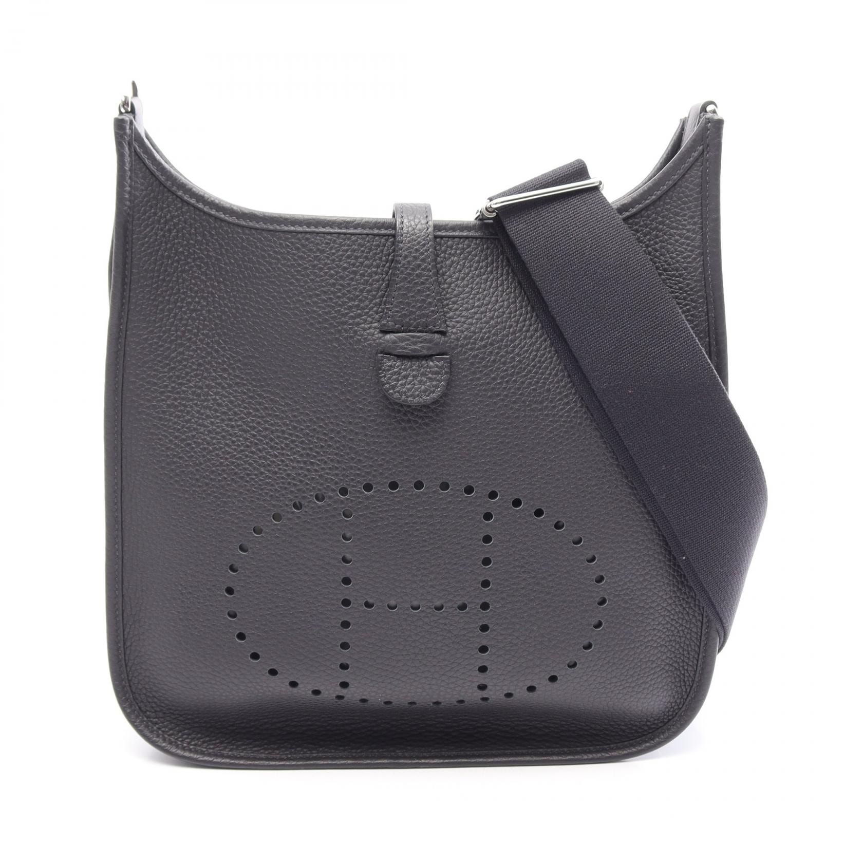 エルメス HERMES エヴリン 3 トロワ PM キャバン ショルダーバッグ バッグ レザー トリヨンクレマンス キャバン K刻印(2025年製造) レディース グレー系 【中古】