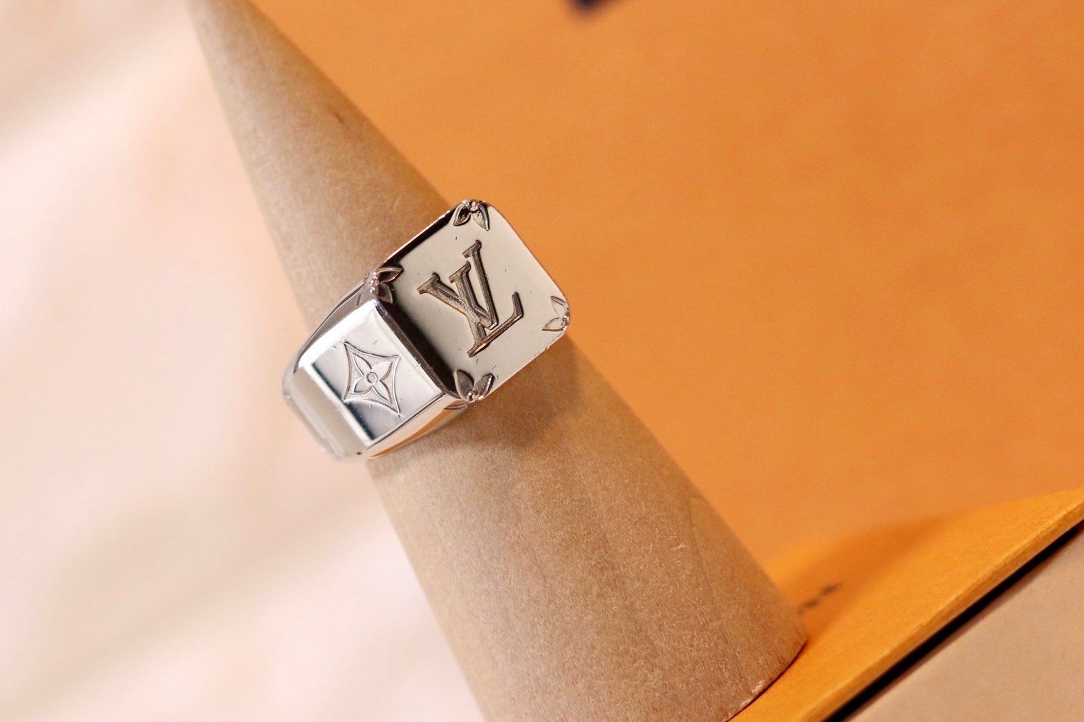 Louis Vuitton Monogram Signet Ring