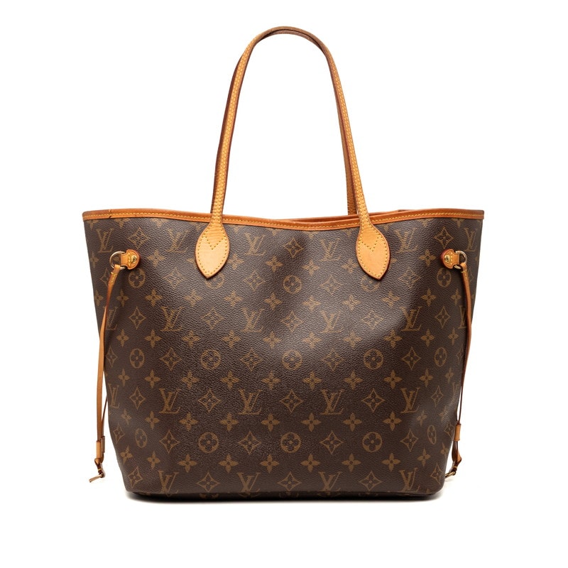 ルイ ヴィトン モノグラム ネヴァーフルMM トートバッグ M41177 ブラウン PVC レザー レディース LOUIS VUITTON 【中古】