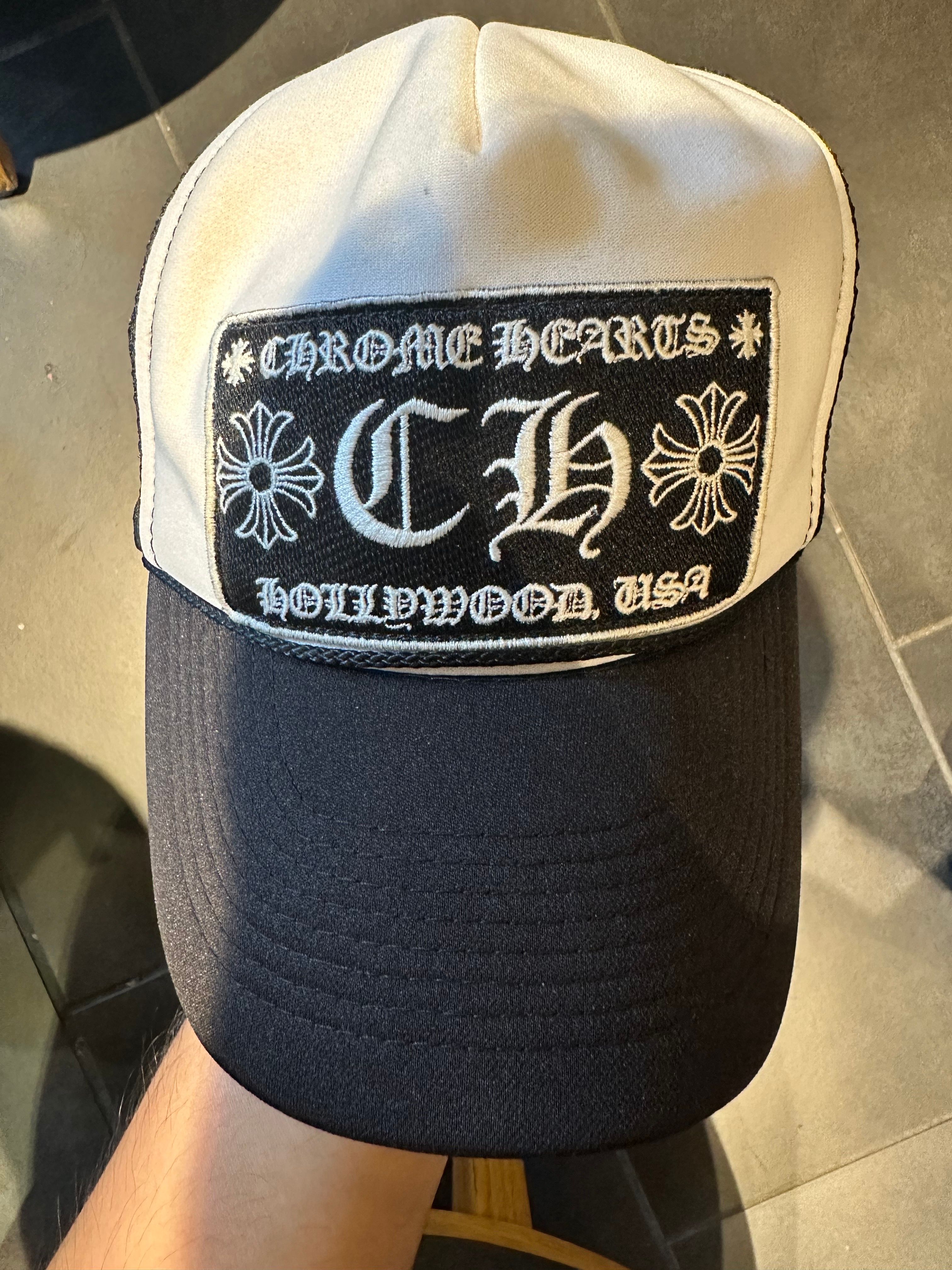 Chrome Hearts Trucker Cap CH "Black/White"
