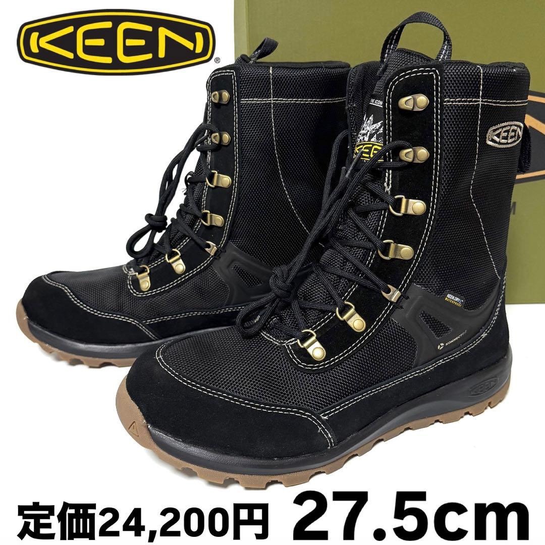 KEEN Glieser Tall Waterproof "Black/Plaza Taupe"