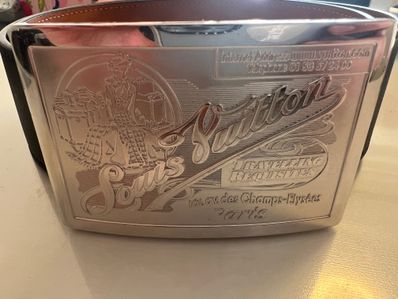 ルイヴィトン ベルト メンズレザー サンチュール・ジーンズ