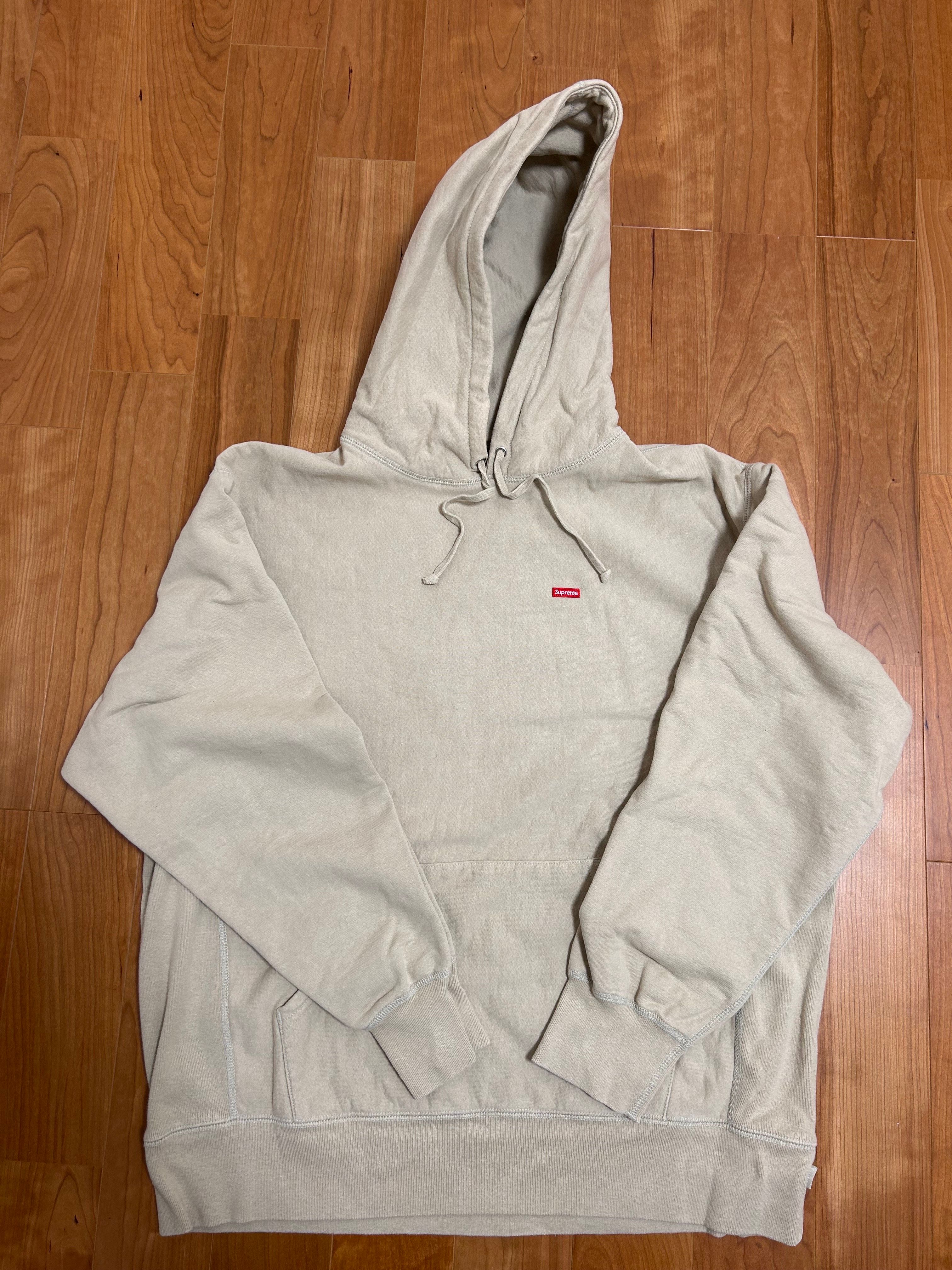 Supreme Small Box Hooded Sweatshirt "Taupe" (21FW)