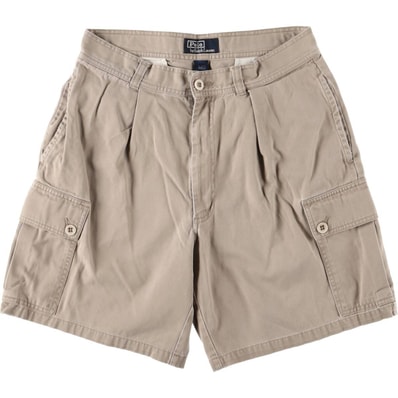 古着 ラルフローレン Ralph Lauren POLO by Ralph Lauren ワンタック チノカーゴショーツ ショートパンツ メンズw31相当/eaa574553