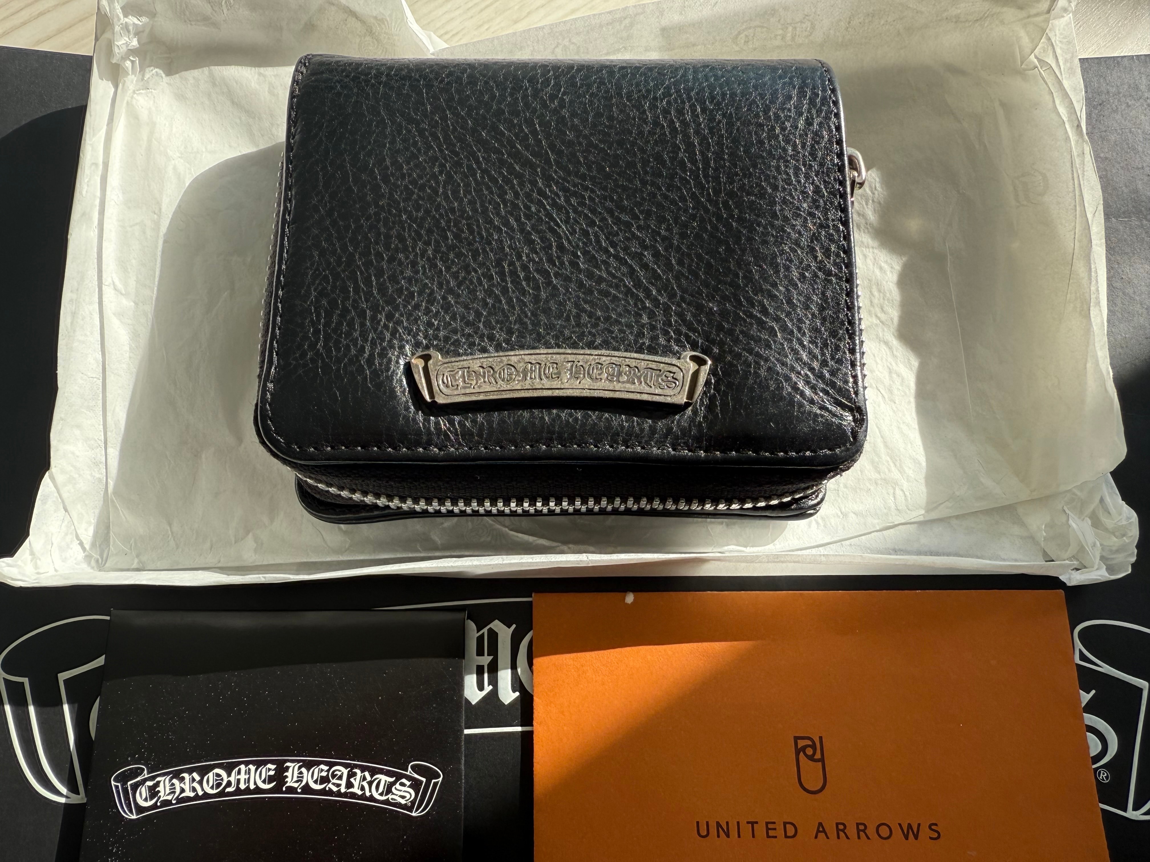 Chrome Hearts Square Zipville Wallet / Leather "Black" クロムハーツ スクエアジップウォレット 財布