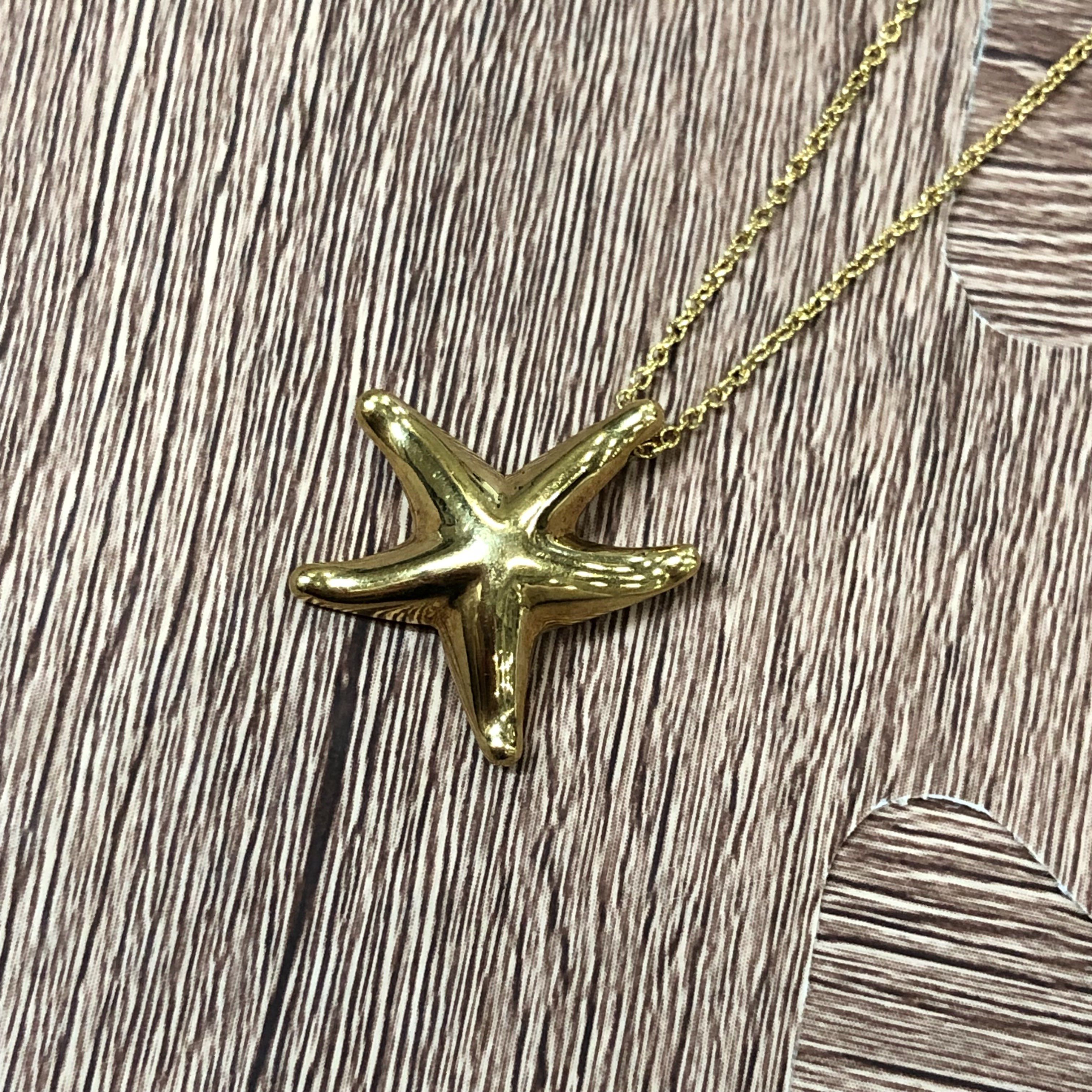 ティファニー スターフィッシュ YG750 4.1g ネックレス