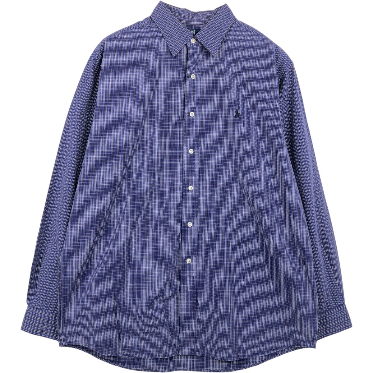 古着 ラルフローレン Ralph Lauren POLO by Ralph Lauren LOWELL SPORT 長袖 コットンチェックシャツ メンズL相当/eaa659320