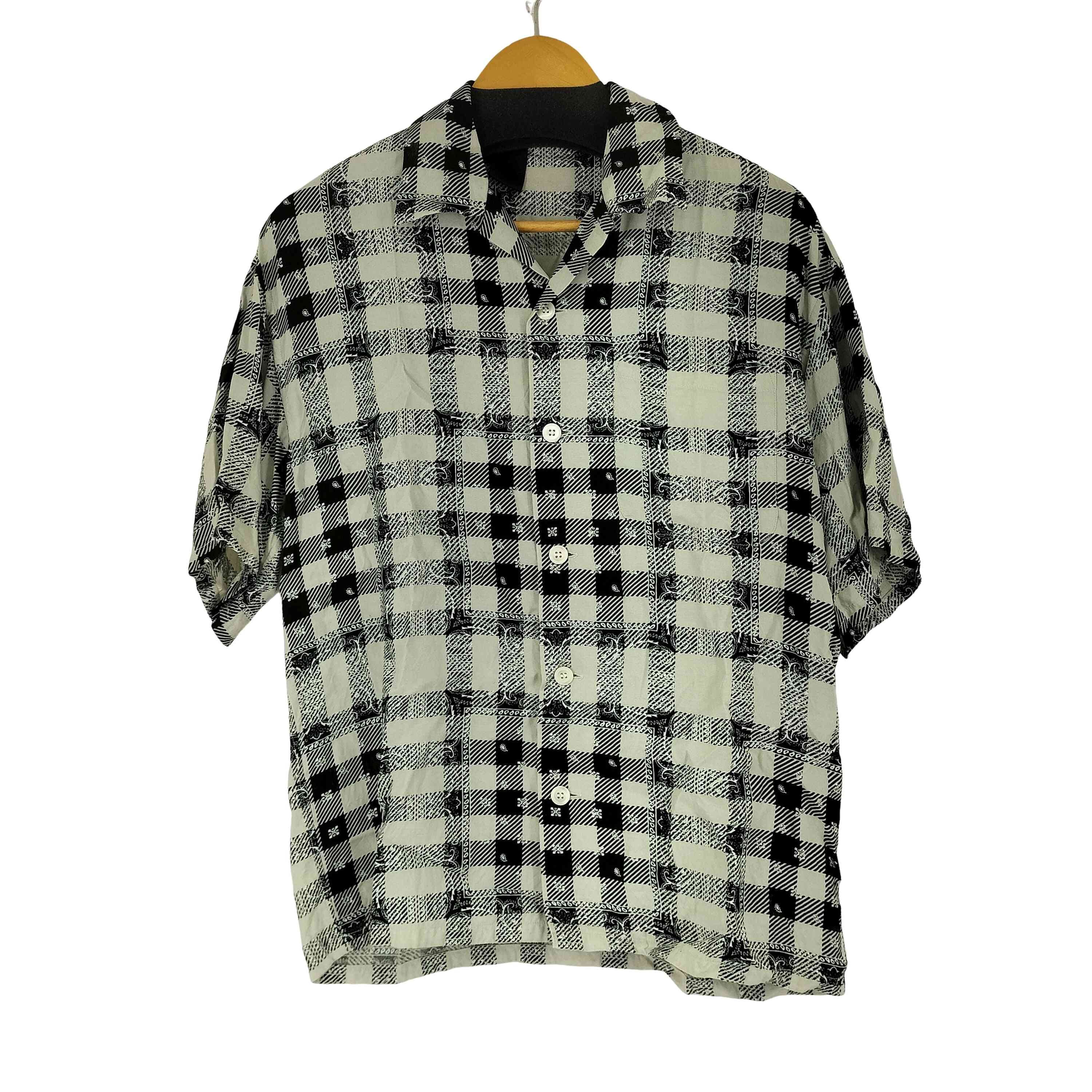 総柄 開襟シャツ【1140374924331】