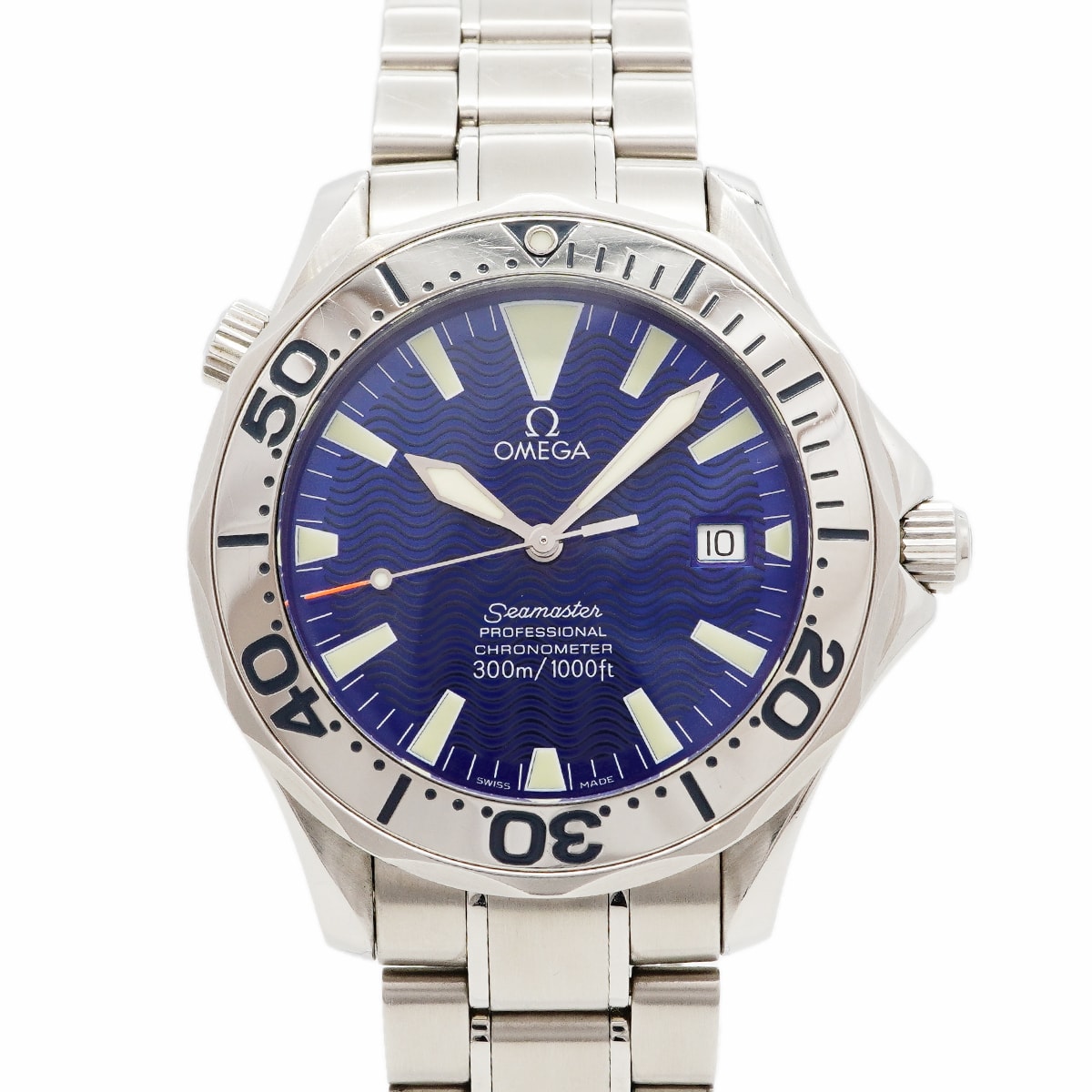 ★SALE【6wgc0173】オメガ シーマスター300 2255.80 青文字盤【中古】腕時計 メンズ
