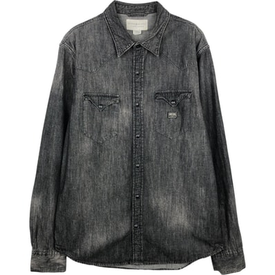 古着 ラルフローレン Ralph Lauren DENIM&SUPPLY デニム&サプライ 長袖 ウエスタンシャツ メンズL相当/eaa639987