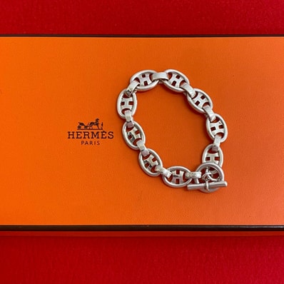 HERMES エルメス H ロゴ ブレスレット シルバー925 ブレスレット シルバー
86264