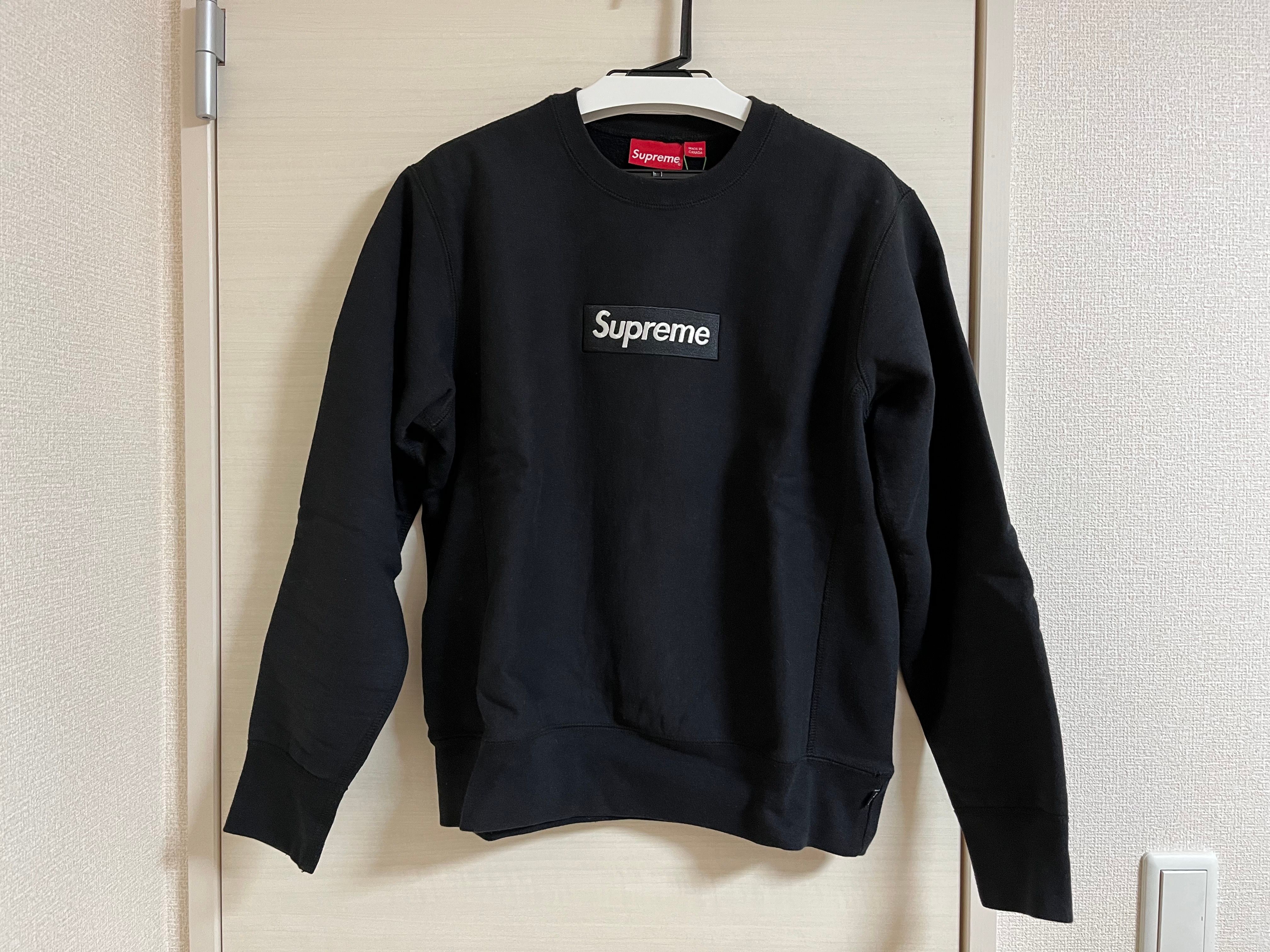 Supreme Box Logo Crewneck Sweatshirt "Black" (18FW)
