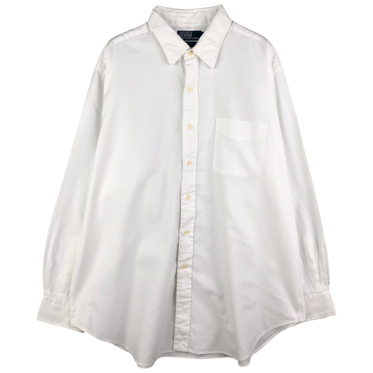 古着 ラルフローレン Ralph Lauren POLO by Ralph Lauren ANDREW 長袖 コットンシャツ メンズXL相当/eaa602735