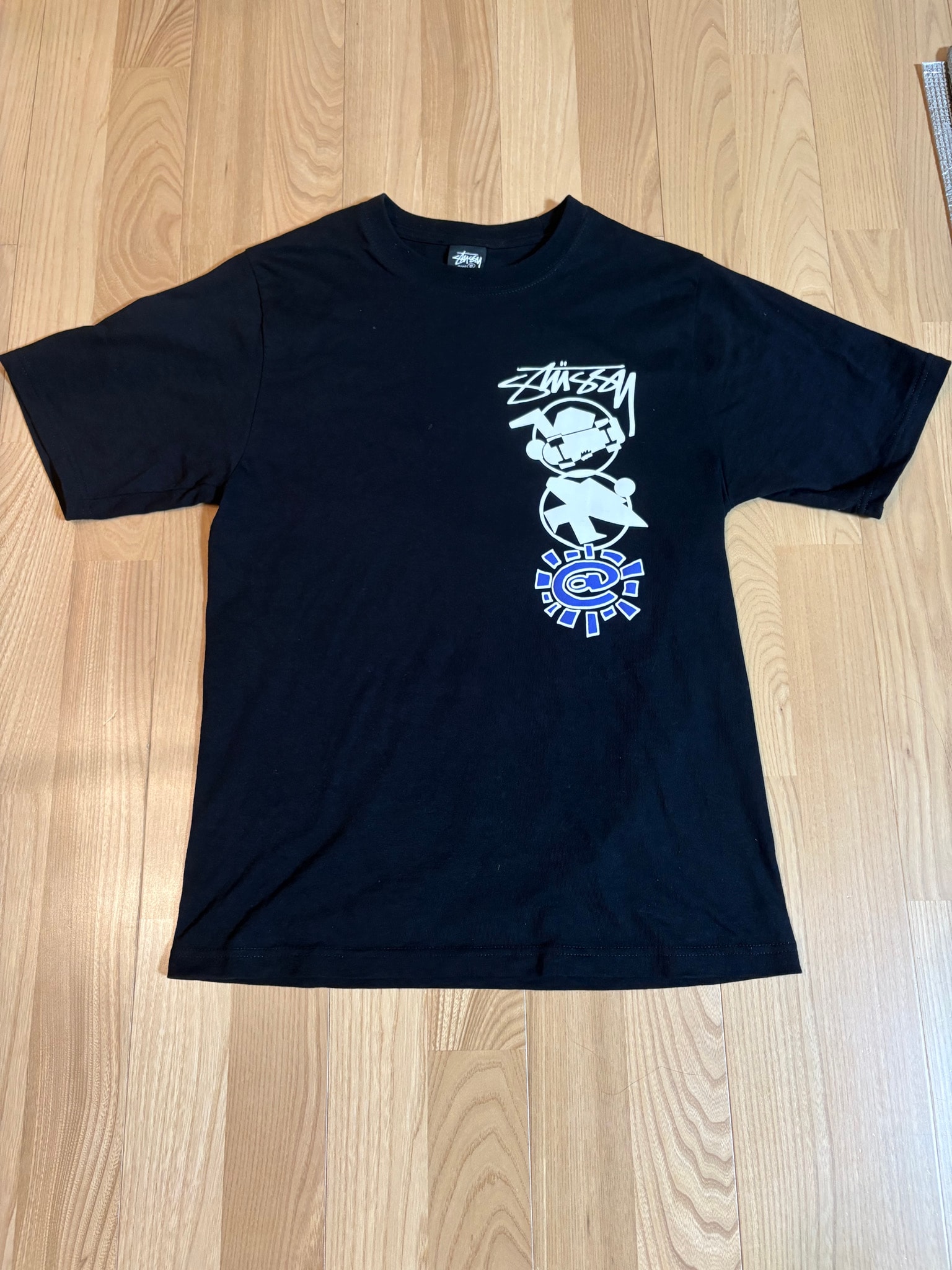Stussy x Always Do What You Should Do Stack Tee "Black"