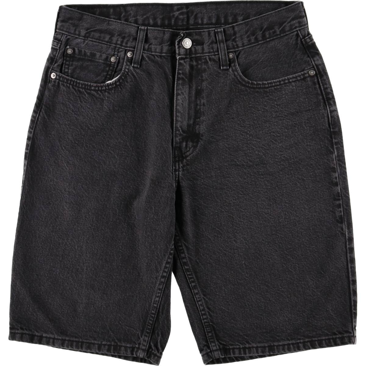古着 リーバイス Levi's 469 ブラックデニムショーツ ハーフパンツ ジョーツ メンズw34相当/eaa577454