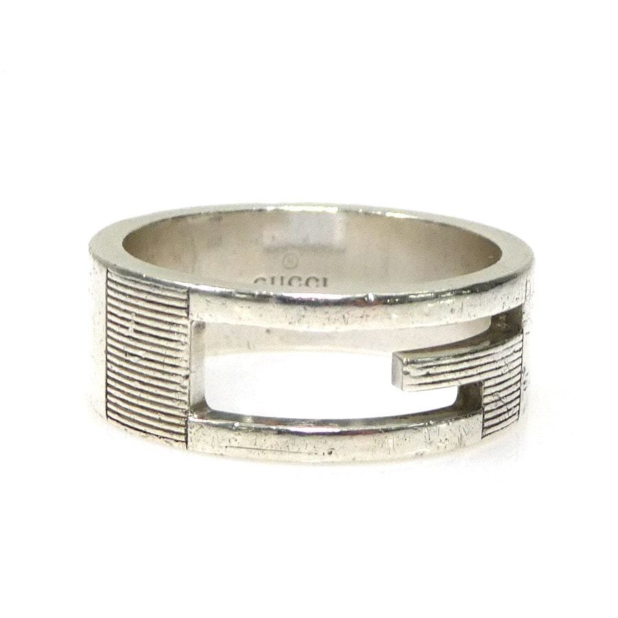 グッチ GUCCI リング・指輪 Gロゴ シルバー925 シルバー メンズ 18号【中古】 e61360a