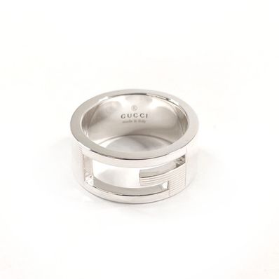 グッチ リング・指輪 ブランデッド カットアウトG シルバー