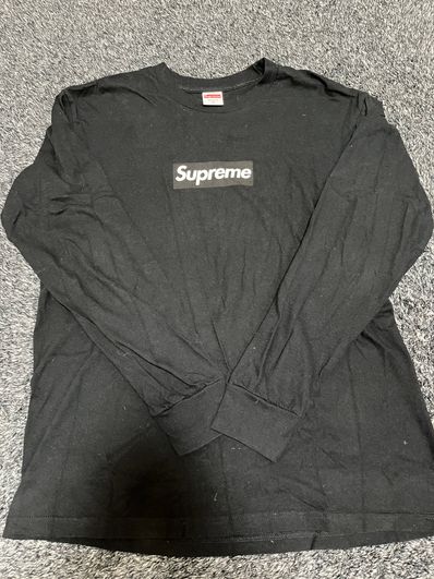 Supreme Box Logo L/S Tee "Black"