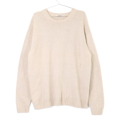 オーラリー A20AP02WC COTTON WOOL CASHMERE KNIT P/O クルーネック ニットセーター 5