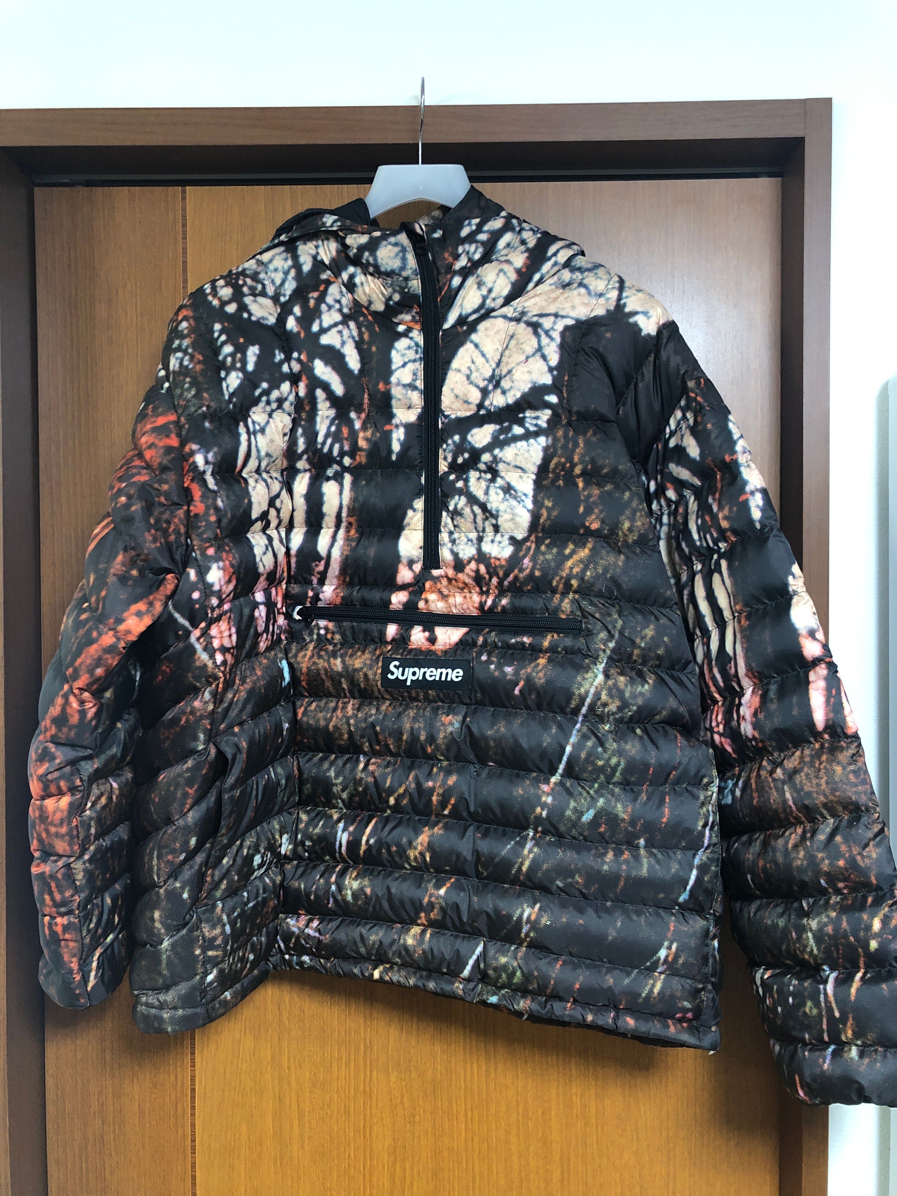 Supreme Micro Down Half Zip Hooded Pullover 