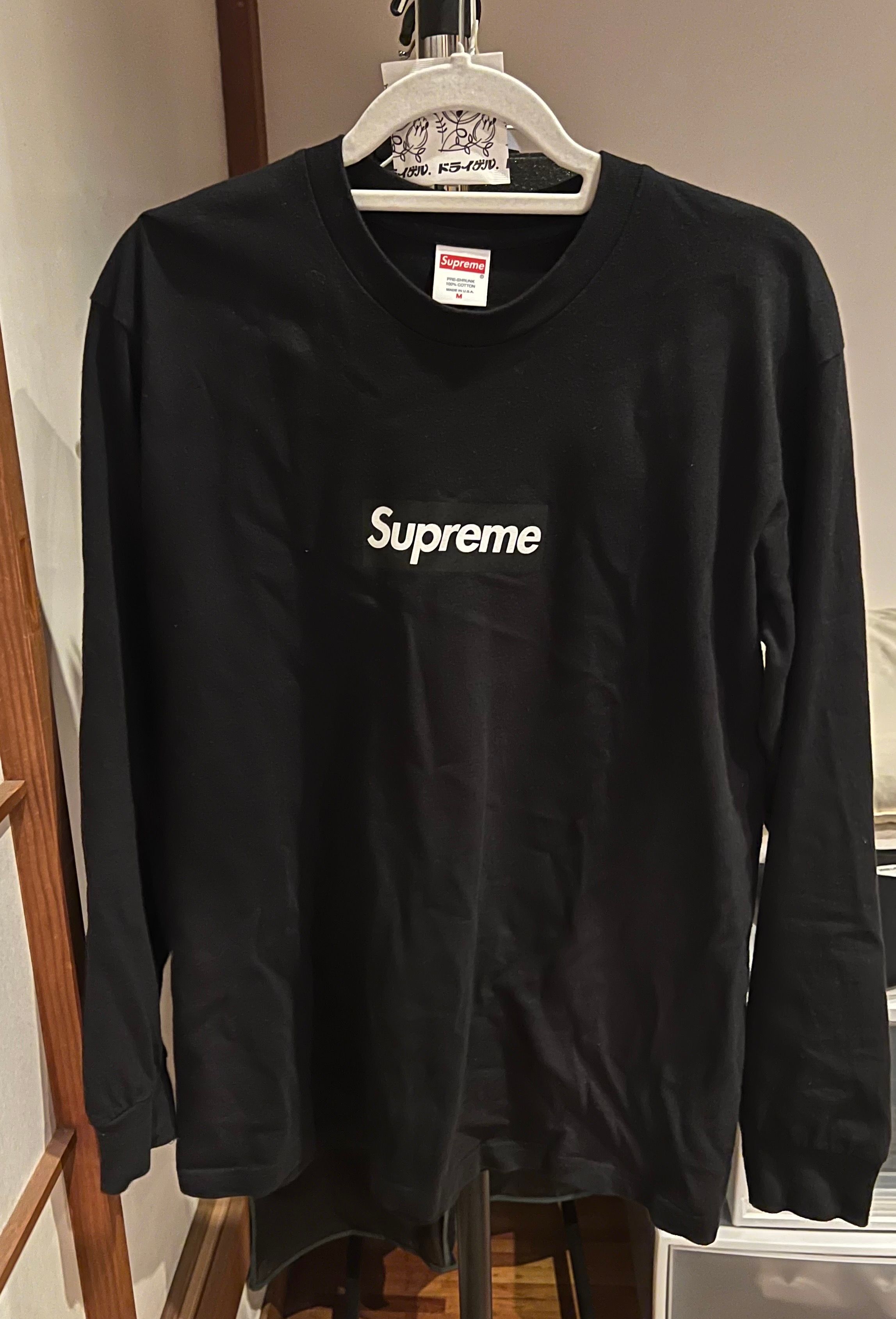 Supreme Box Logo L/S Tee "Black"