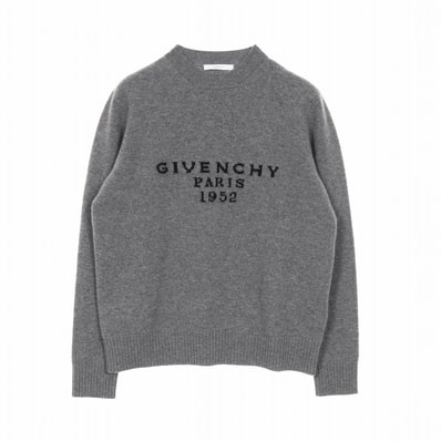 ジバンシィ GIVENCHY ニット 衣料品 トップス ウール カシミヤ レディース グレー系 【中古】