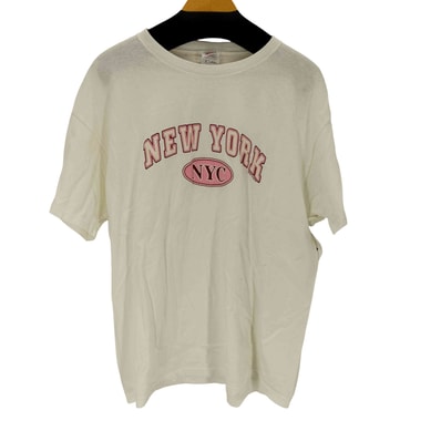 プリントクルーネックTシャツ【1141348838258】