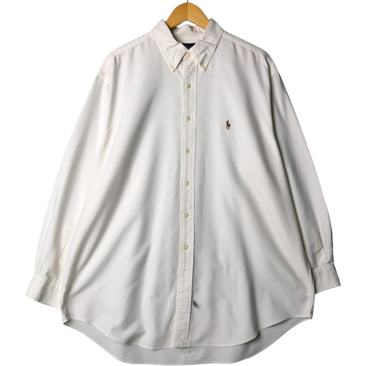 古着 ラルフローレン Ralph Lauren YARMOUTH 長袖 ボタンダウンシャツ メンズXL相当/eaa573106