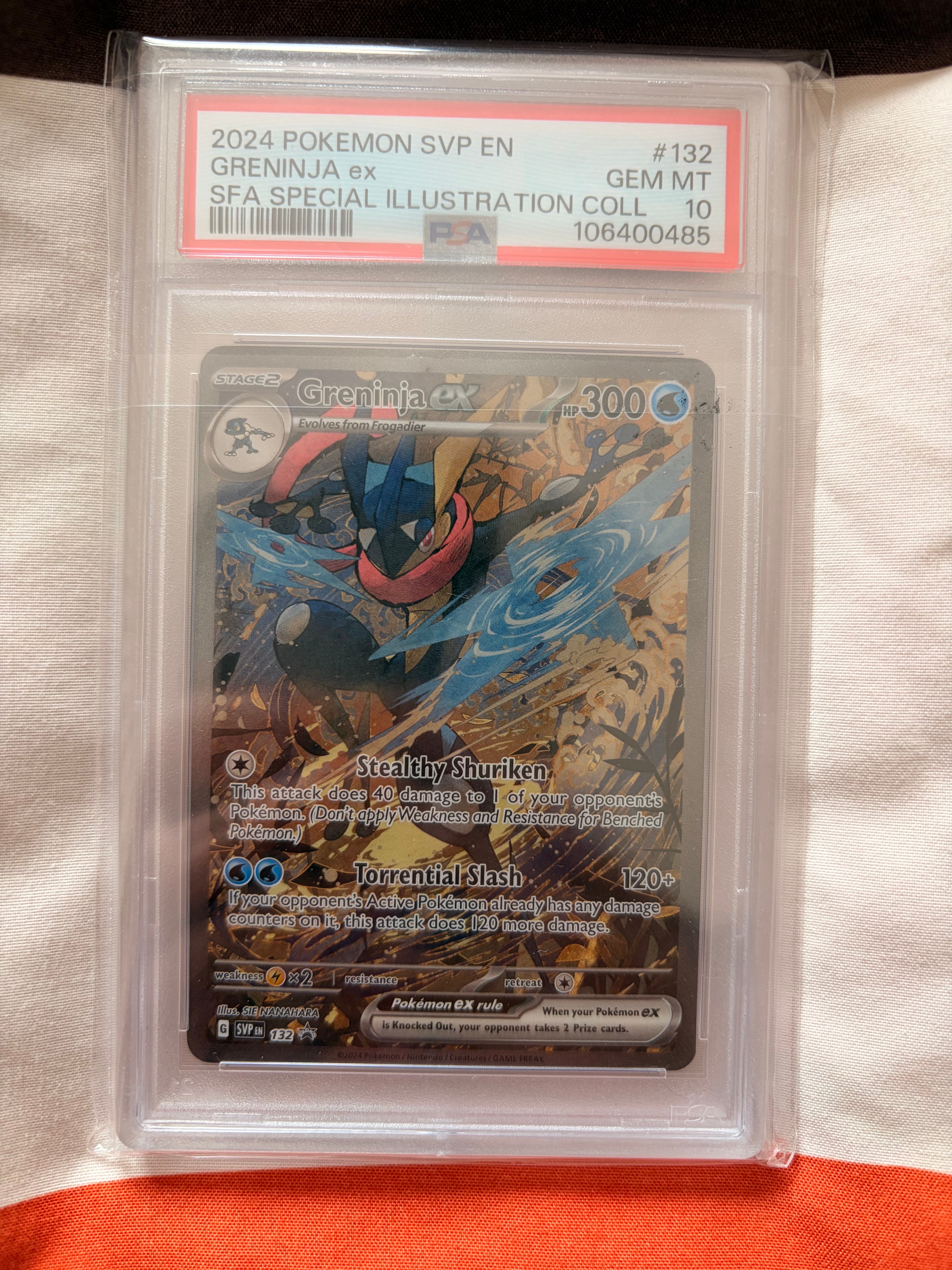 ゲッコウガex P [SVP EN 132]【英語版】(スカーレット&バイオレット「シュラウデッドフェイブル ゲッコウガex スペシャルイラストレーション コレクション」)