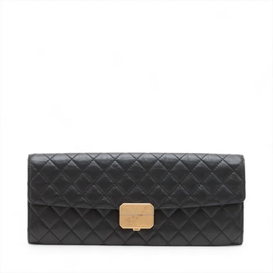 シャネル CHANEL 26番台 2018-2019 マトラッセ クラッチバッグ【中古】
