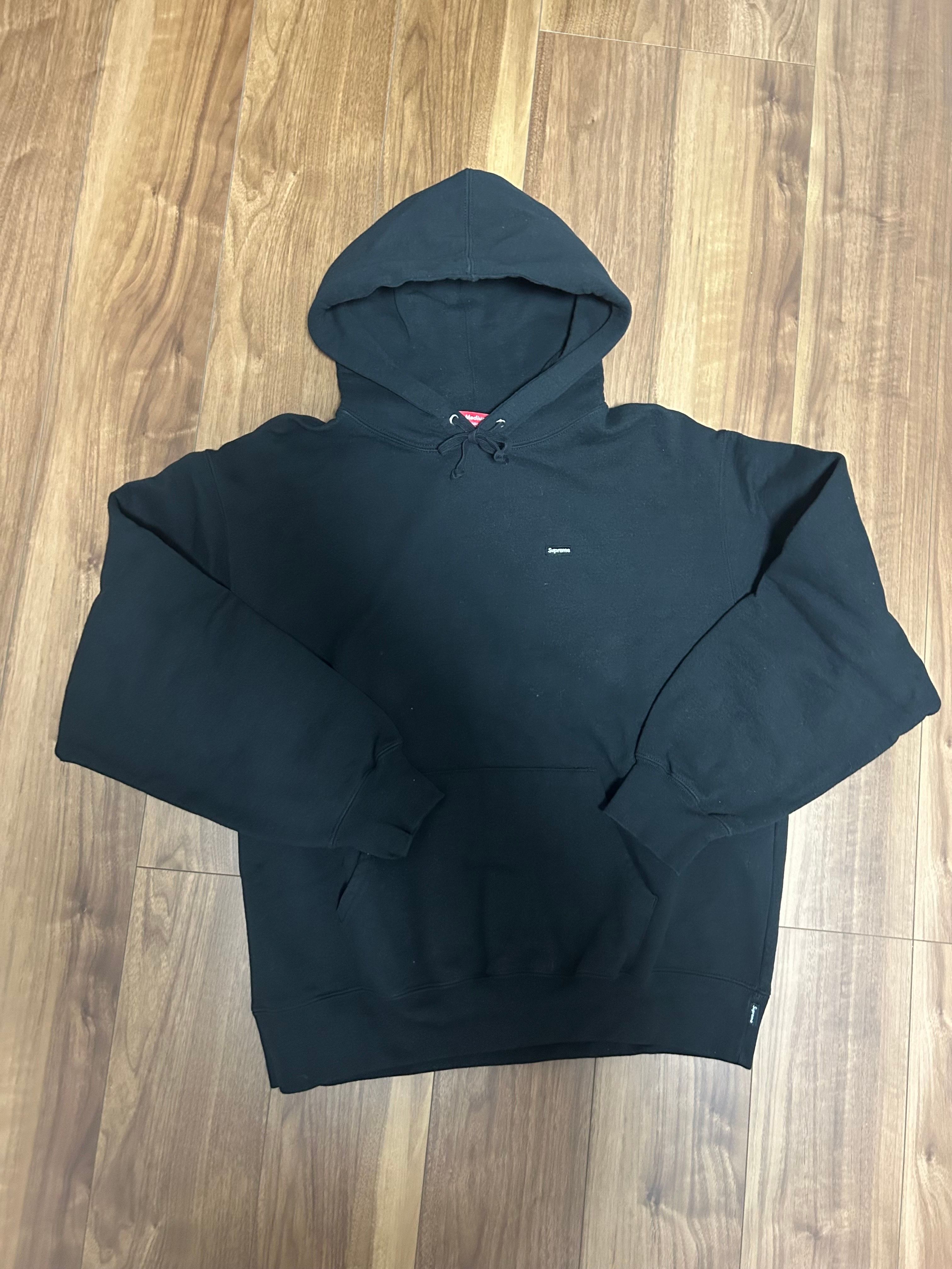 Supreme Small Box Hooded Sweatshirt "Black" (24SS)