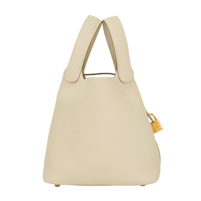 HERMES エルメス ハンドバッグ ピコタンロック 18 PM クレ トリヨンクレマンス ゴールド金具 G刻印 新品未使用
